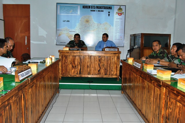 Korem Salatiga Gelar Sosialisasi DIPA 2016